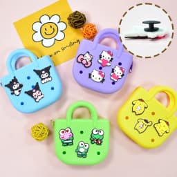 3/45PCS Sanrio Kuromi HelloKitty Shoe Charm Mix Wholesale PVC Decor Buckle Clog Bag Wristband Detachable Waterproof Party Gift