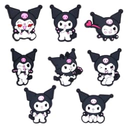3/45PCS Sanrio Kuromi HelloKitty Shoe Charm Mix Wholesale PVC Decor Buckle Clog Bag Wristband Detachable Waterproof Party Gift