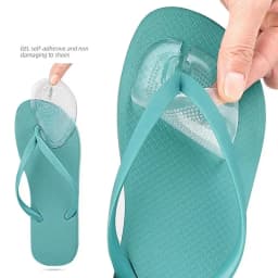 Silicone Slippers Sandals Forefoot Pad Flip-flop Pad Clip Foot Pads GEL Shoes Insole Foot Care Massage Particle Non-slip Cushion