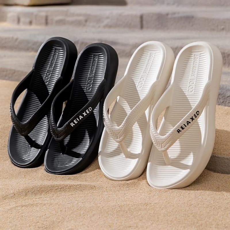 Summer Men's Flip-flops Indoor Outdoor Comfortable Beach Sandals Women Casual open toe Shoes House Flip Flops Home Shoes