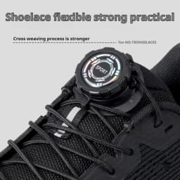 Automatic Shoelaces Without ties Install simple Swivel Buckle Laces Thick Rope Tennis Sneakers Shoelace Shoe Accessories 1Pair