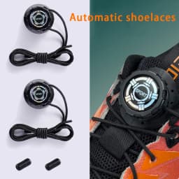 Automatic Shoelaces Without ties Install simple Swivel Buckle Laces Thick Rope Tennis Sneakers Shoelace Shoe Accessories 1Pair