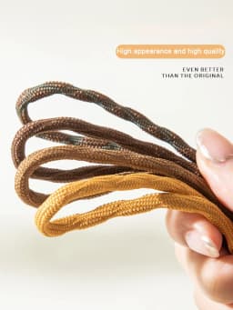 New Anti-Slip Durable Sports Shoe Laces for Outdoor Heavy-Duty Use Double Spherical Cross Woven Mountaineering Shoelaces