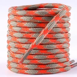New Anti-Slip Durable Sports Shoe Laces for Outdoor Heavy-Duty Use Double Spherical Cross Woven Mountaineering Shoelaces