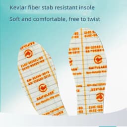Outdoor Site Anti-puncture Damping Pads Kevlar Stab-resistant Insole Anti-piercing Stab-resistant Wear Soft Safety Shoes Insole