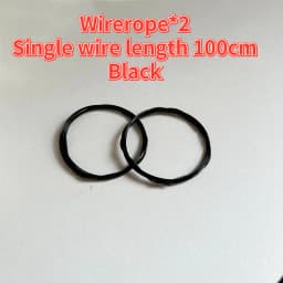 100cm Metal Wire Swivel Rope Shoe Rope Sneaker Shoe Laces Turnbuckle Repair Part Steel Wire Rope Original Firm No Tie Shoe Rope