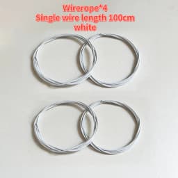 100cm Metal Wire Swivel Rope Shoe Rope Sneaker Shoe Laces Turnbuckle Repair Part Steel Wire Rope Original Firm No Tie Shoe Rope