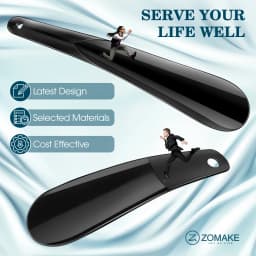 New 16CM Portable Mini Professional Shoe Horn Durable Plastic Spoon Shaped Children Shoe Changing Assistant Flexible Shoe Lifter