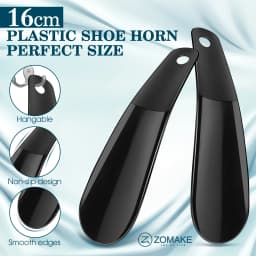 New 16CM Portable Mini Professional Shoe Horn Durable Plastic Spoon Shaped Children Shoe Changing Assistant Flexible Shoe Lifter