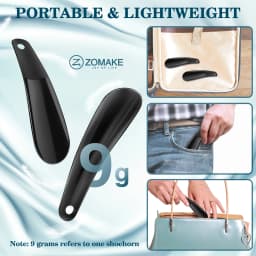 New 16CM Portable Mini Professional Shoe Horn Durable Plastic Spoon Shaped Children Shoe Changing Assistant Flexible Shoe Lifter