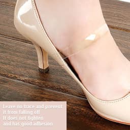 2 pairs Invisible Elastic Silicone Transparent Shoelaces for High Heel Shoes Fashion Design High Quality Straps Ankle Shoelace