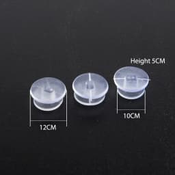 25Pcs Transparent Buttons Accessories For DIY Sandal Shoe Charms Jewelry Decor