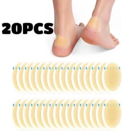 2-20pcs Invisible Adhesive Silicone Gel Blister Patches Hydrocolloid Foot Patch Heel Stickers for Heel Toe & Foot Skin Protectio