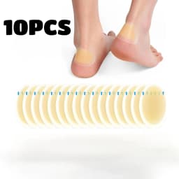 2-20pcs Invisible Adhesive Silicone Gel Blister Patches Hydrocolloid Foot Patch Heel Stickers for Heel Toe & Foot Skin Protectio