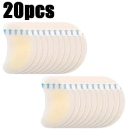 2-20pcs Invisible Adhesive Silicone Gel Blister Patches Hydrocolloid Foot Patch Heel Stickers for Heel Toe & Foot Skin Protectio