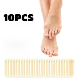 2-20pcs Invisible Adhesive Silicone Gel Blister Patches Hydrocolloid Foot Patch Heel Stickers for Heel Toe & Foot Skin Protectio