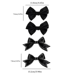 1pair Bowknot Shoe Charms for Clogs, DIY Satin Bow Shoe Decoration Charms, Removable Shoe Ornaments Clogs Sandals Accessories