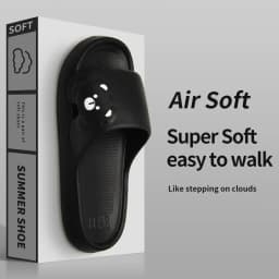 Summer Home Use EVA Slippers for Women Cute Cartoon Design Indoor Comfortable Slip-On Shoes