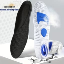 1 Pair Upgrade EVA Sports Shock Absorption Insole High Elastic Arch Support Orthopedic Shoes Pad for Men Women Feet Care