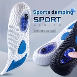 1 Pair Upgrade EVA Sports Shock Absorption Insole High Elastic Arch Support Orthopedic Shoes Pad for Men Women Feet Care
