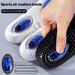 1 Pair Upgrade EVA Sports Shock Absorption Insole High Elastic Arch Support Orthopedic Shoes Pad for Men Women Feet Care