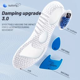 1 Pair Upgrade EVA Sports Shock Absorption Insole High Elastic Arch Support Orthopedic Shoes Pad for Men Women Feet Care