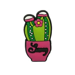 1/30pcs Tropical Flower Fruit Shoe Accessories PVC Shoe Decorations for Clogs Avocado Cactus Hibiscus Summer Shoe Charms