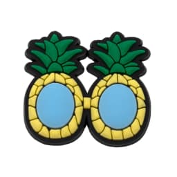 1/30pcs Tropical Flower Fruit Shoe Accessories PVC Shoe Decorations for Clogs Avocado Cactus Hibiscus Summer Shoe Charms