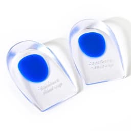 1Pair Silicone Gel Heel Insoles for Plantar Fasciitis Heel Spur U-shaped Pain Relief Protective Inserts Soft Pads for Men Women