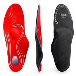KOTLIKOFF Severe Flat Feet Insoles Orthotic Arch Support Inserts Orthopedic Shoes Sole For High Heel Plantar Fasciitis Men Woman