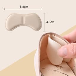 4 Pairs/8 Pairs Heel Insoles Pads Patch Pain Relief Anti-wear Cushion Feet Care Heel Protector Adhesive Back Sticker Insole
