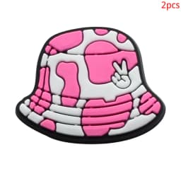 PVC Shoe Charms Garden Shoe Decoration Pink Girl Bear Dog Bag Buckle for Bag Pins Clog Accessories Wristband Women Girl Gifts