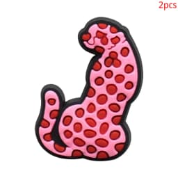 PVC Shoe Charms Garden Shoe Decoration Pink Girl Bear Dog Bag Buckle for Bag Pins Clog Accessories Wristband Women Girl Gifts
