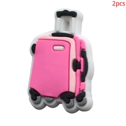 PVC Shoe Charms Garden Shoe Decoration Pink Girl Bear Dog Bag Buckle for Bag Pins Clog Accessories Wristband Women Girl Gifts