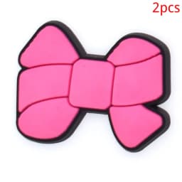 PVC Shoe Charms Garden Shoe Decoration Pink Girl Bear Dog Bag Buckle for Bag Pins Clog Accessories Wristband Women Girl Gifts