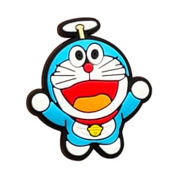 1-16pcs Doraemon Shoes Charms PVC Anime Shoe Accessories Fashion Boys Sandals Garden Shoe Buckle DIY Buckle