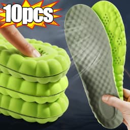 4D Sport Insoles for Men Women Soft High Elasticity Insole Running Shoes Pad Deodorant Orthopedic Arch Support Insert Cushion