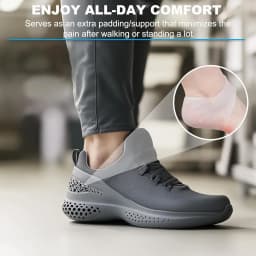 Gel Heel Protector for Heel Pain Relief Plantar Fasciitis Dry Cracked Bone Spur Heels Cushion Pads Moisturizing Foot Sleeves