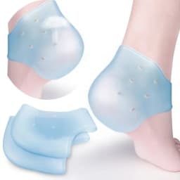Gel Heel Protector for Heel Pain Relief Plantar Fasciitis Dry Cracked Bone Spur Heels Cushion Pads Moisturizing Foot Sleeves