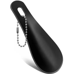1pc Stainless Steel Metal Shoehorn, Portable Shoehorn, Shoe Wearing Aid, Essential for Home Travel