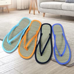 Breathable Summer Sandals,Rattan Sandals For Home/Outdoor Wear,Unisex Summer Flat Bottomed Straw Mat Slippers,For Casual Walk