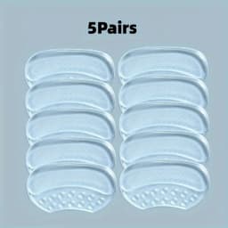 Invisible Heel Grips for Shoes, Comfortable Anti-Chafing Heel Pads, Slip-Resistant Heel Protectors, Half-Size Shoe Adjusters