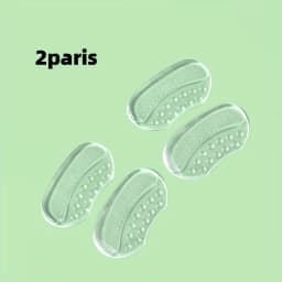 Invisible Heel Grips for Shoes, Comfortable Anti-Chafing Heel Pads, Slip-Resistant Heel Protectors, Half-Size Shoe Adjusters