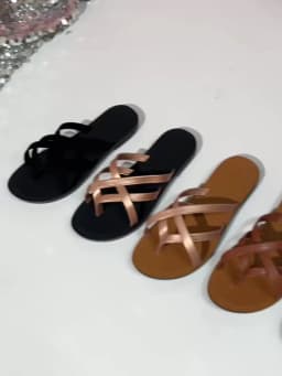 Spring and Summer Women's Flip-Flops and Fashionable Beach Shoes
