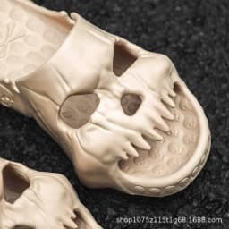 Halloween Platform Skull Platform Slipper Demon Home Cloud Summer Beach Sandal Slides Flip Flops Men Women Soft House Shoes Flat