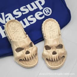 Halloween Platform Skull Platform Slipper Demon Home Cloud Summer Beach Sandal Slides Flip Flops Men Women Soft House Shoes Flat