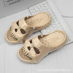 Halloween Platform Skull Platform Slipper Demon Home Cloud Summer Beach Sandal Slides Flip Flops Men Women Soft House Shoes Flat