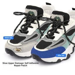 Mesh Sneaker Repair Allowance Firm Self-Adhesive Heel Anti Abrasion Sticker Upper Torn Lining Repair Sticker 1Pcs/3Pcs