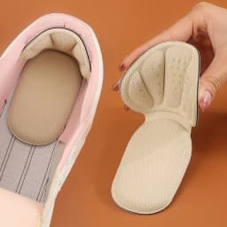2/4/6/8 pieces Soft TPE Anti-Slip Heel Cushion Pads with Breathable Damping, Adjustable Height, and Cuttable Design