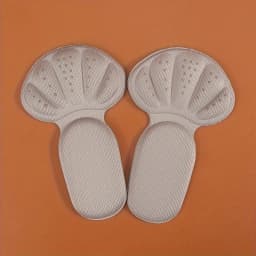 2/4/6/8 pieces Soft TPE Anti-Slip Heel Cushion Pads with Breathable Damping, Adjustable Height, and Cuttable Design